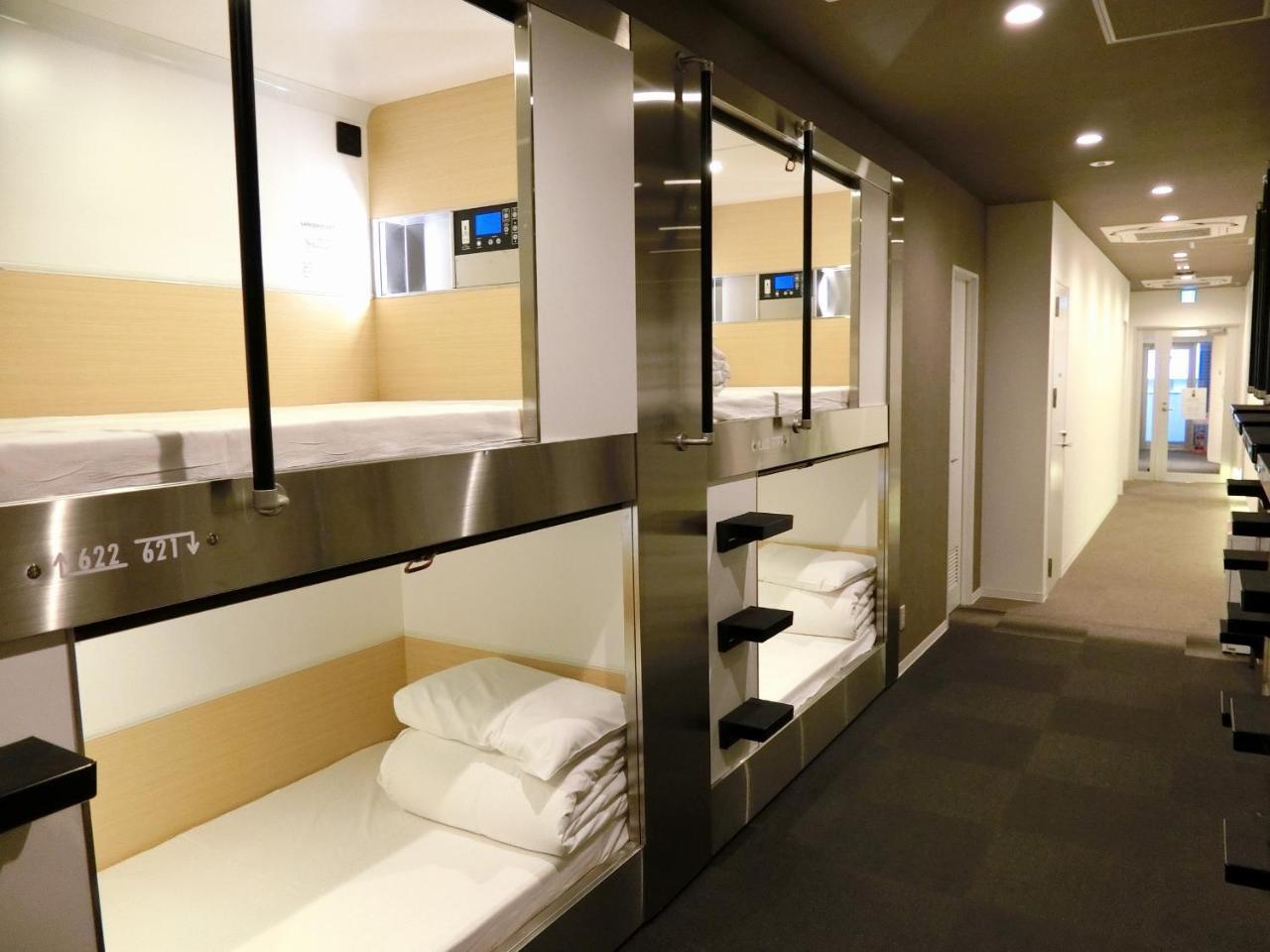Capsule Hotel Valie Ebisucho Осака Экстерьер фото